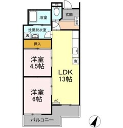 富田浜駅 徒歩7分 3階の物件間取画像